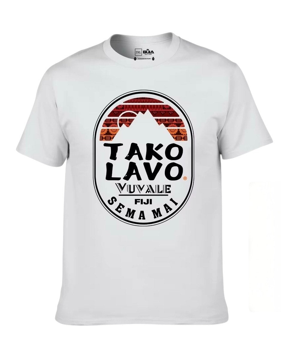 Tako Lavo NEW Vuvale Fiji Teez - White