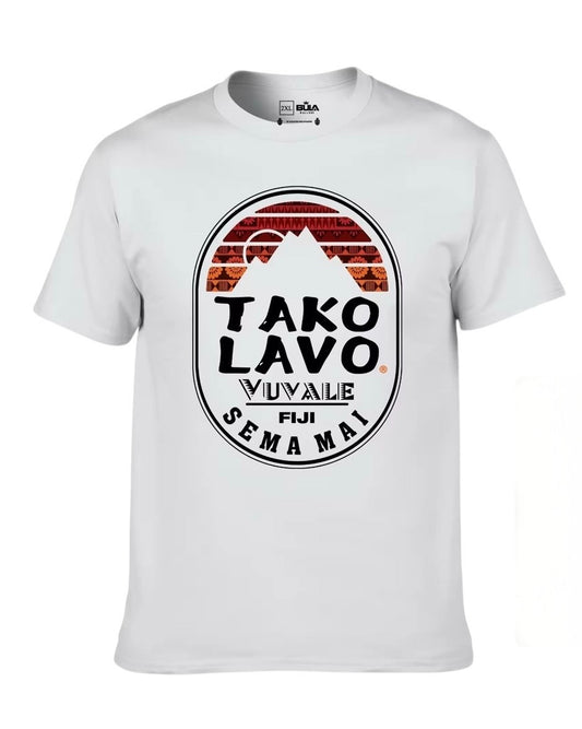 Tako Lavo NEW Vuvale Fiji Teez - White